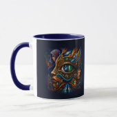 無限の可能性の眼 コーヒー マグカップ (左)