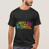 無限の可能性を引き出す – プリントTシャツ Tシャツ (正面)