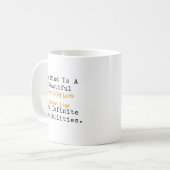 無限の可能性を秘めた数字と論理の世界 コーヒーマグカップ (正面左)
