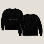 無限の可能性グリッチTシャツ (デザイン 正面&背面)