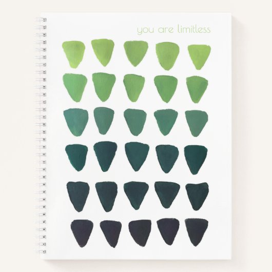 無限の可能性スパイラルノートブック ノートブック (正面)