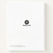 無限の可能性スパイラルノートブック ノートブック (裏面)