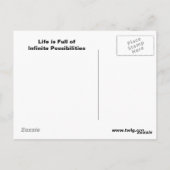 無限の可能性ポストカード ポストカード (裏面)