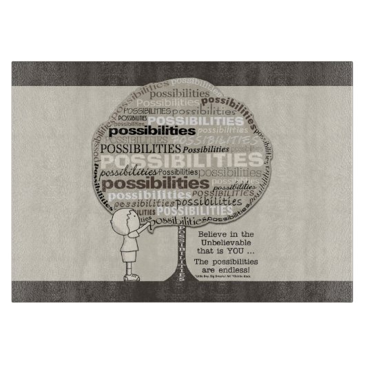 無限の可能性 カッティングボード (正面)