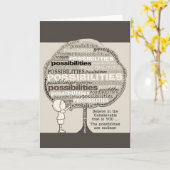 無限の可能性 カード (黄色い花)