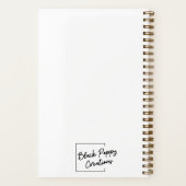 無限の可能性 |黒い女の子 |緩和曲線 ノートブック (裏面)