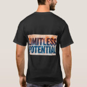 無限の可能性 Abstract Text Tシャツ (裏面)
