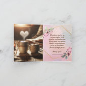 無限の喜び：バレンタインのメモ シーズンカード (内部)