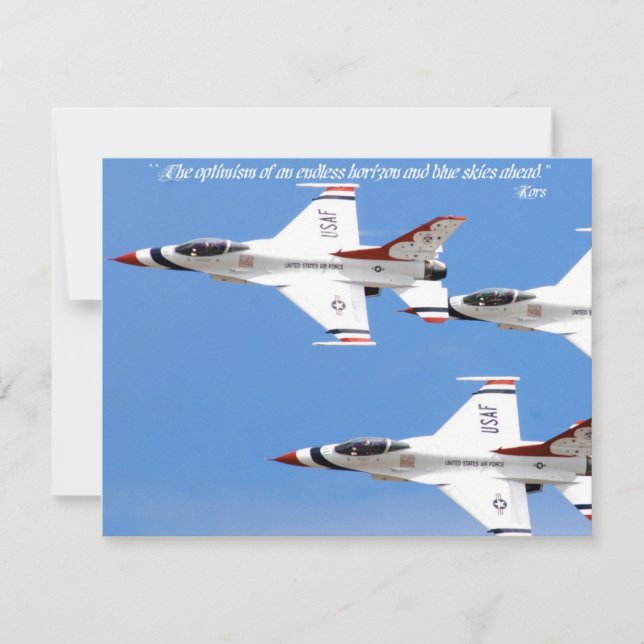 無限の地平線と青い空の楽観主義 (正面)