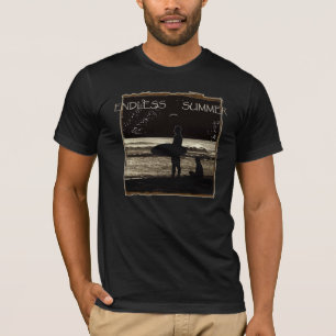 無限の夏のサーフィン Tシャツ