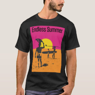 無限の夏のシール Tシャツ