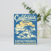 無限の夏のパラダイスビーチ ポストカード (スタンド正面)