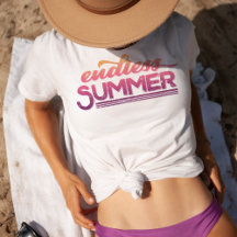 無限の夏のヴィンテージタイポグラフィ