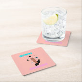 無限の存在量 スクエアペーパーコースター (インサイチュ)