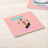 無限の存在量 スクエアペーパーコースター (アングル)