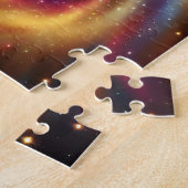 無限の宇宙放射インジゴカラー ジグソーパズル (側面)