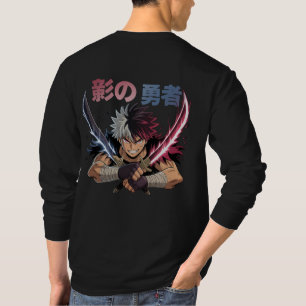 無限の対立 - デュアルブレードサムライTシャツ Tシャツ