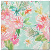 無限の幸せで明るい花柄 ファブリック (クローズアップ)