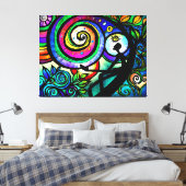 無限の心を伸ばしキャンバス印刷 キャンバスプリント (インサイチュ (寝室))