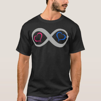 無限の愛のためのラブインフィニティ ガール Tシャツ