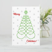 無限の愛のクリスマスツリー – バックの写真 シーズンカード (スタンド正面)