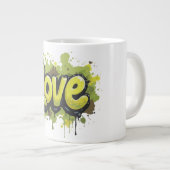 無限の愛のグラフィティ場 ジャンボコーヒーマグカップ (正面右)