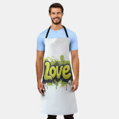 無限の愛の分野 エプロン (着用した状態)