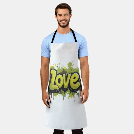 無限の愛の分野 エプロン (着用した状態)