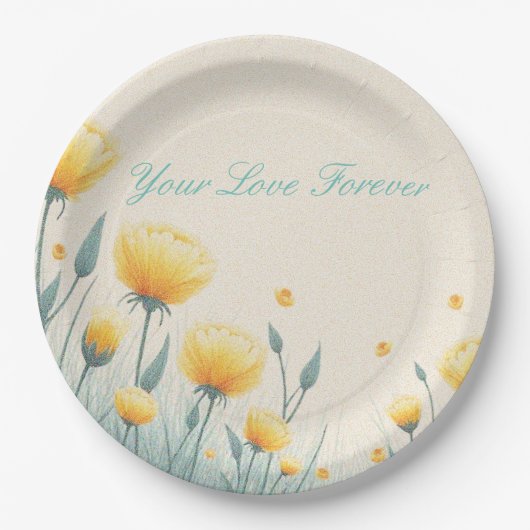 無限の愛の分野 ペーパープレート (正面)