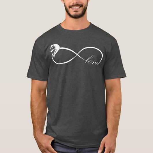 無限の愛の馬 冗談 Tシャツ (正面)