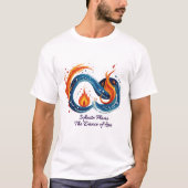 「無限の愛」メンズベーシックTシャツ Tシャツ (正面)