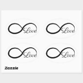 無限の愛 楕円形シール (シート)