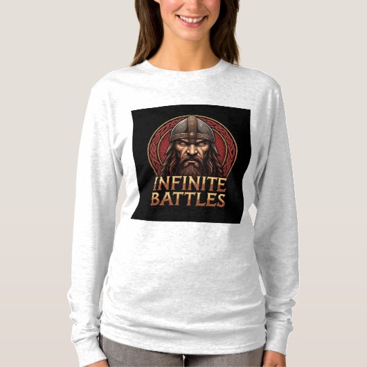 無限の戦闘 Tシャツ (正面)