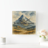 無限の挑戦 スクエア壁時計 (ホーム)