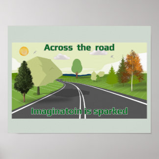 無限の旅:どこで道路スパーククリエイティブの出現 ポスター