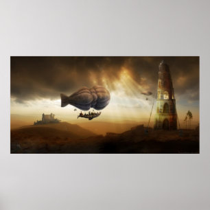 無限の旅 Steampunk信じられないほどの冒険 ポスター