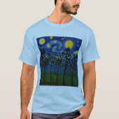 無限の森の響き – 森林の風景 Tシャツ (正面)