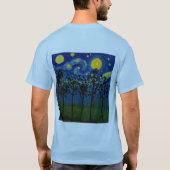 無限の森の響き – 森林の風景 Tシャツ (裏面)