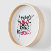 無限の母の愛 壁時計 (傾斜)