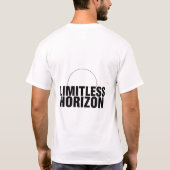 無限の水平線サンセットティー Tシャツ (裏面)
