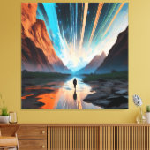 無限の水平線 キャンバスプリント (インサイチュ (リビング))