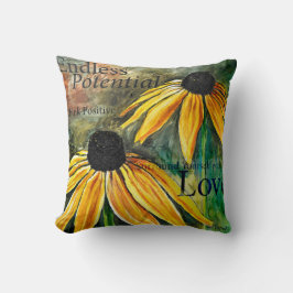 無限の潜在的で活気づけるな正方形の枕 クッション