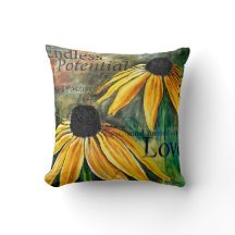 無限の潜在的で活気づけるな正方形の枕