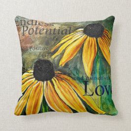 無限の潜在的で活気づけるな正方形の枕 クッション