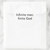 無限の男、有限神ハンカマーアルチュンハウスヨガ ラウンドシール (バッグ)