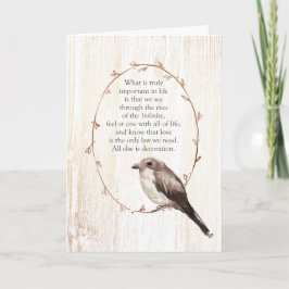 無限の目を通して感動的 カード