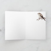 無限の目を通して感動的 カード (内部)