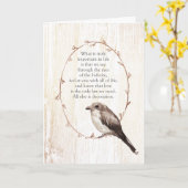 無限の目を通して感動的 カード (黄色い花)