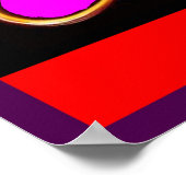 無限の真の愛コスモス数理科学自然おもしろい ポスター (角)