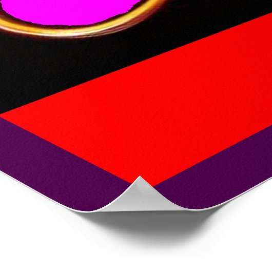 無限の真の愛コスモス数理科学自然おもしろい ポスター (角)